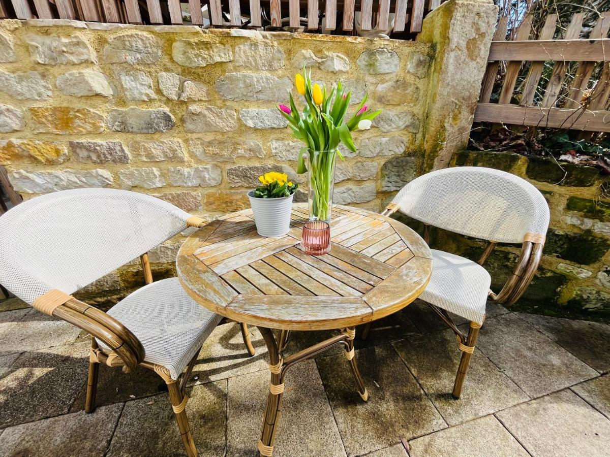 Ferienwohnungen An Der Salvatorkirche - Zentrales Apartmenthaus Mit Terrasse Coburg Esterno foto